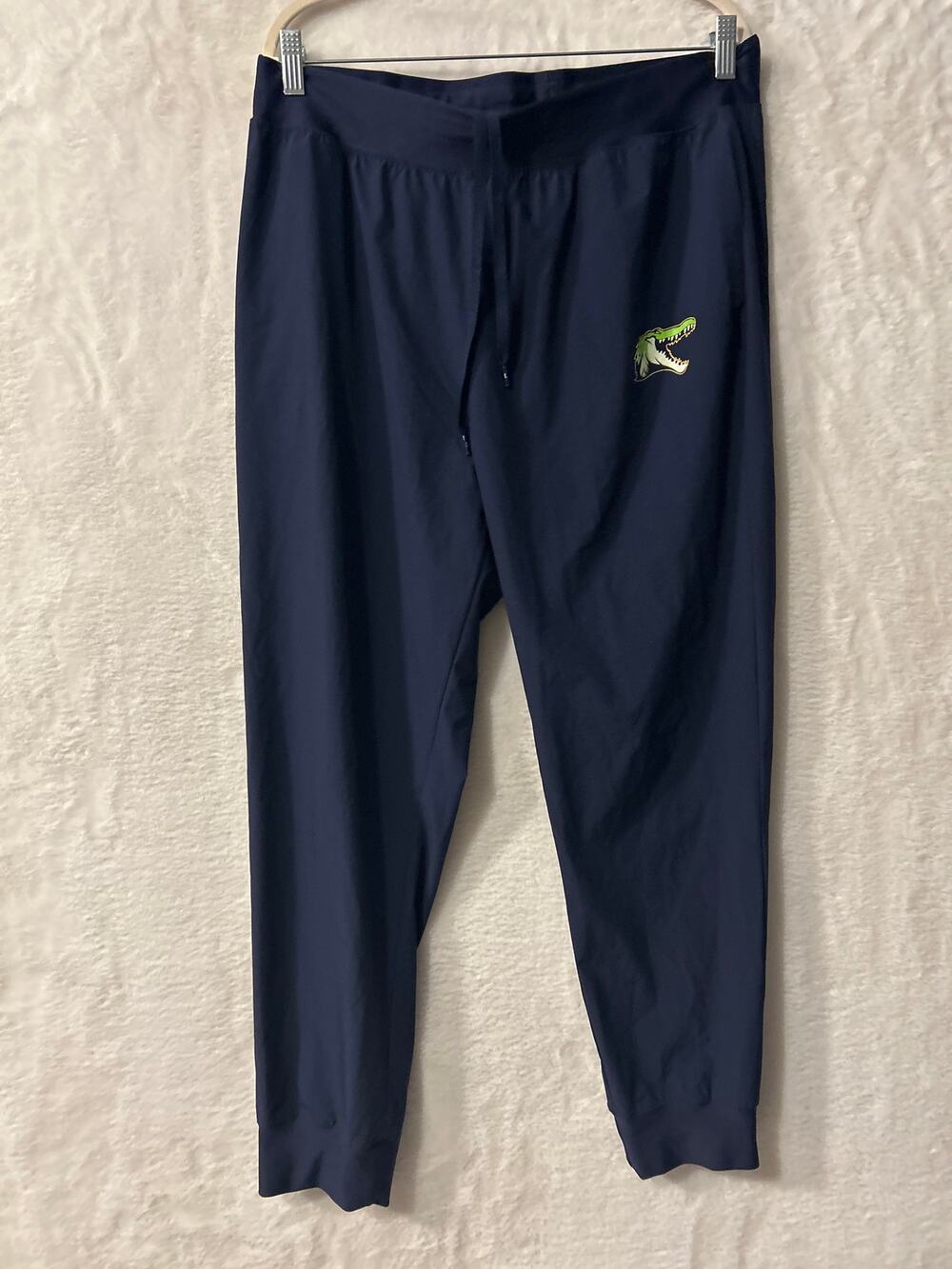 Under Armour Athletic Pants Mens XL Navy Alligator Logo